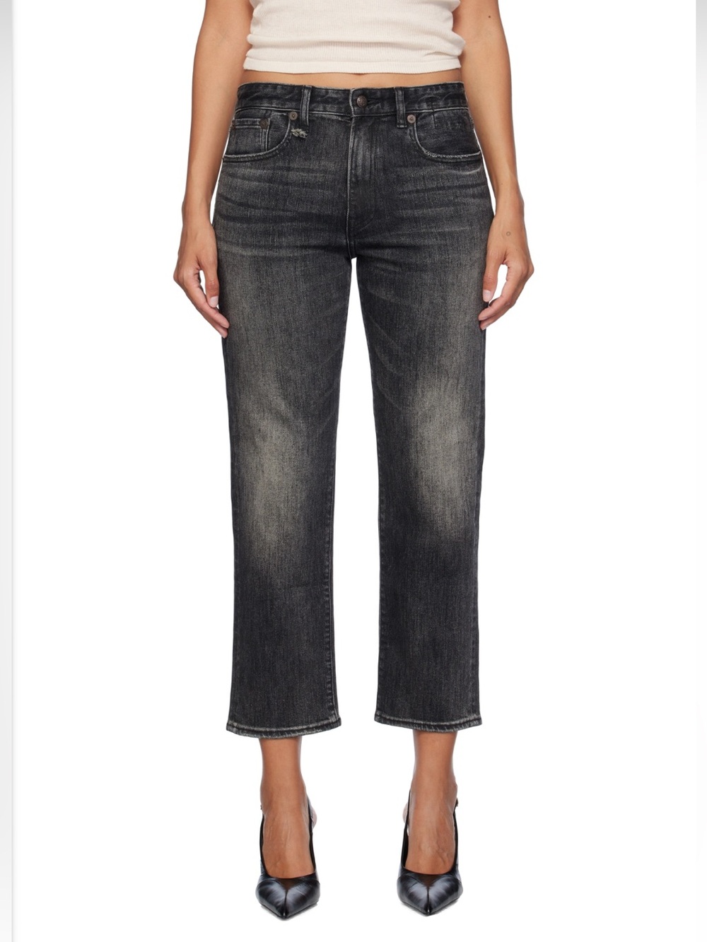R13 Romeo crop stretch jeans w/tag